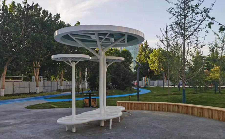 景观灯，口袋公园